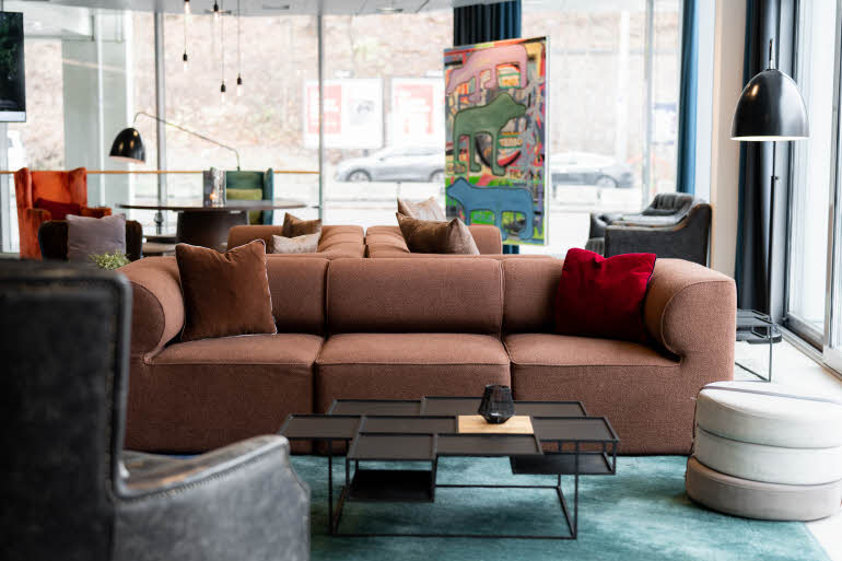 Lobby på Scandic Vulkan