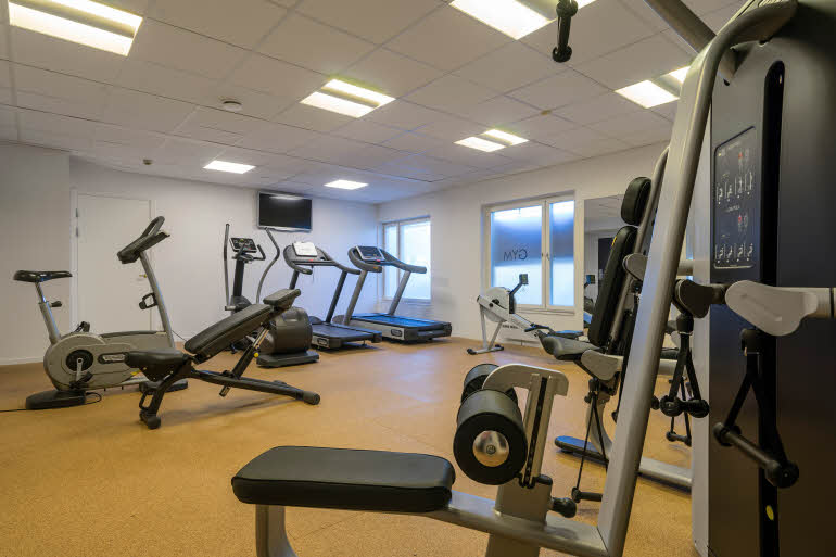 Treningsrom hotell Scandic Skärholmen