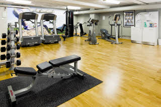 Treningsrom hotell Scandic Östersund Syd