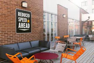 Terrasse hotell Scandic Västerås