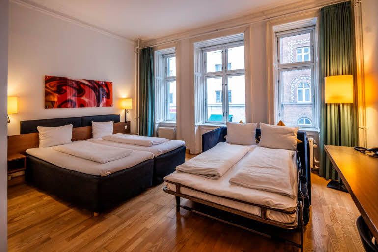 superior room at scandic webers in copenhagen