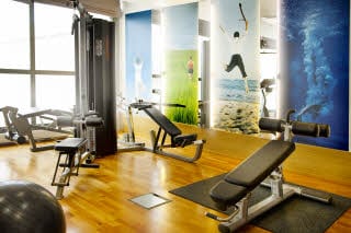 Treningsrom hotell Scandic Espoo