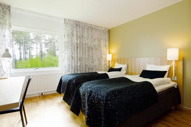Interiør Twin rom hotell Scandic Östersund Syd