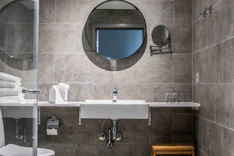 superior extra bathroom at scandic the mayor in aarhus denmark