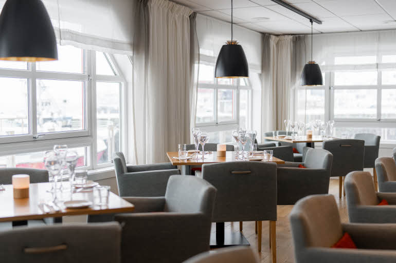 Restaurant på Scandic Bryggeni Honningsvåg
