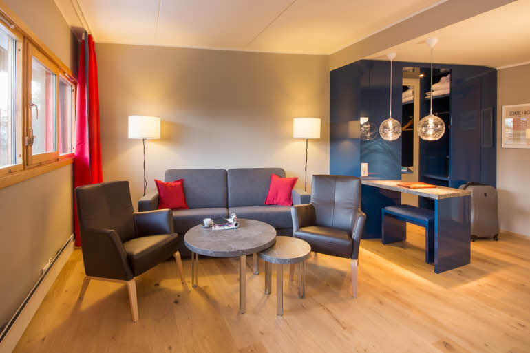 Salong i Junior Suite, Scandic Karasjok