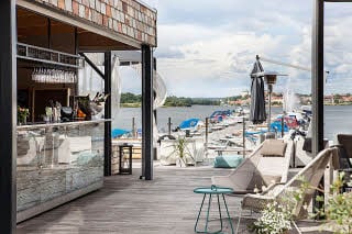 Terrace boats hotel Scandic Karlskrona