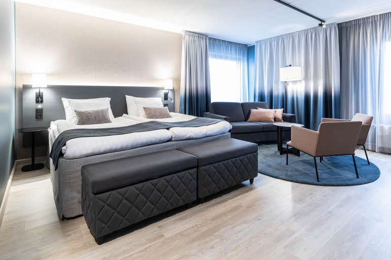 room superior plus at scandic jyvaskyla station in finland