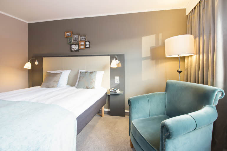 Superior-rom med kingsize-seng, Scandic Bryggen
