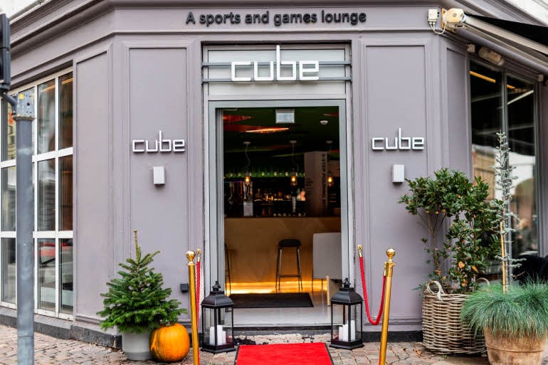bar entrance at scandic webers in copenhagen