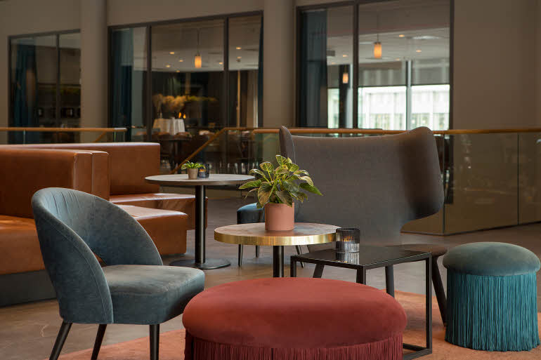 lobby på scandic nidelven i trondheim