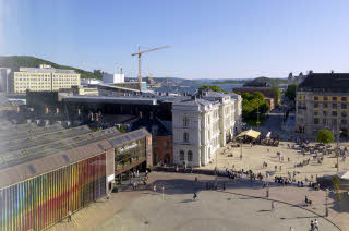 Utsikt til sentralstasjonen, Scandic Byporten