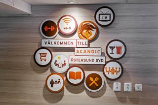 Resepsjon hotell Scandic Östersund Syd