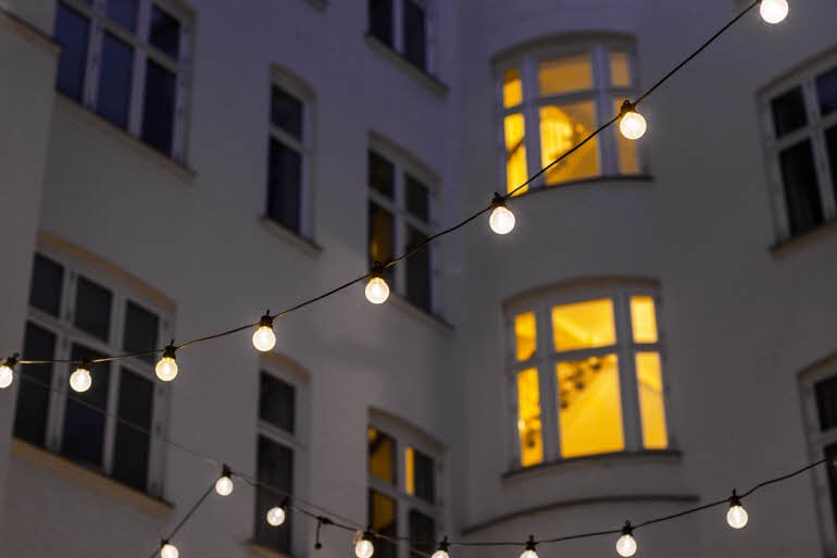 Scandic Webers, courtyard