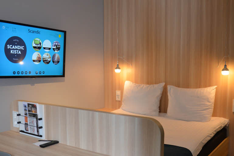 Standard Kitchenette seng hotell Scandic Kista