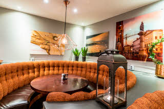 Restaurant Voyage sofa Scandic Stora Hotellet Nykoping
