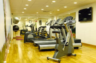 Treningsrom hotell Scandic Malmen Stockholm