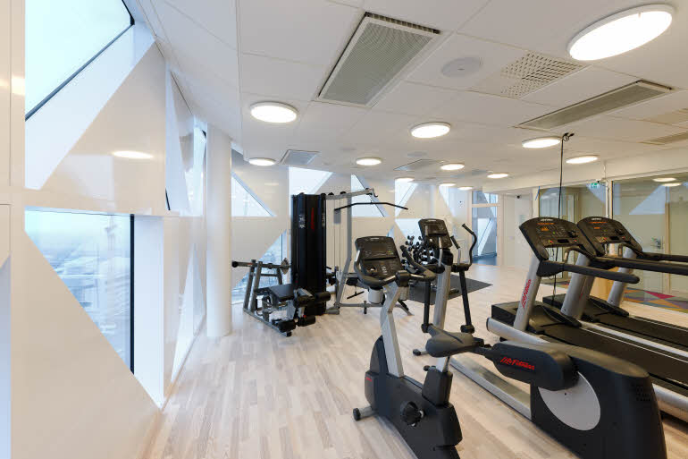 Treningsrom hotell Scandic Victoria Tower