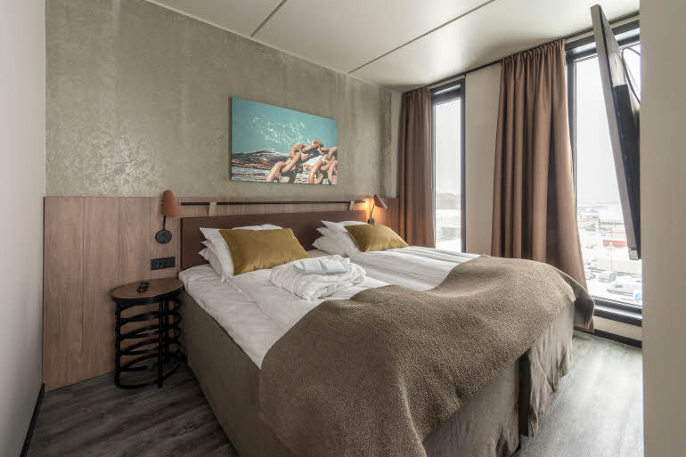 seng i master suite på scandic sortland