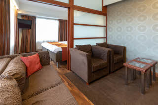 Superior Sauna room, bedroom Scandic Atlas in Kuopio