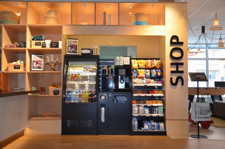 Lobby Shop hotell Scandic Kista Stockholm