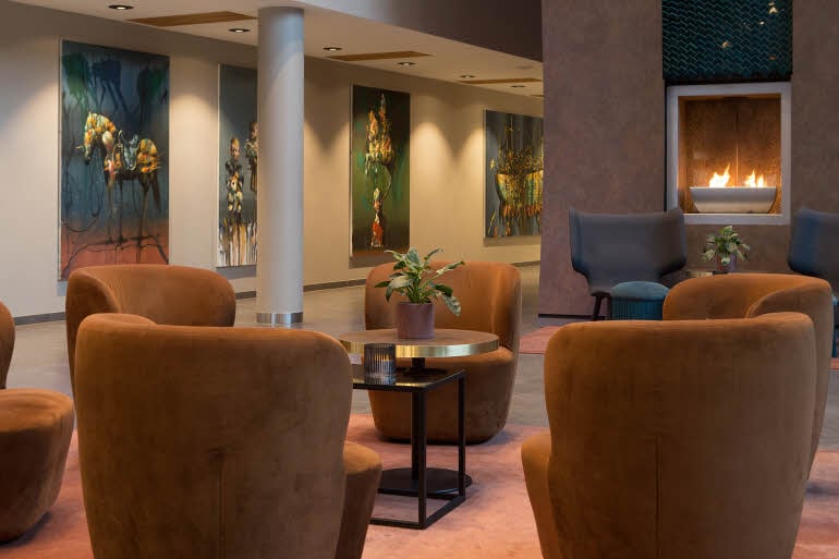 lobby på scandic nidelven i trondheim