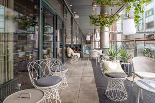 Terrasse ved møterom