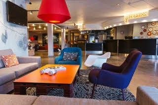 Lobbyen hotell Scandic Backadal Göteborg