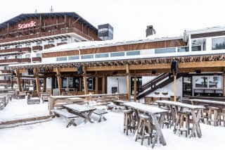 exterior of scandic rukahovi in Ruka finland