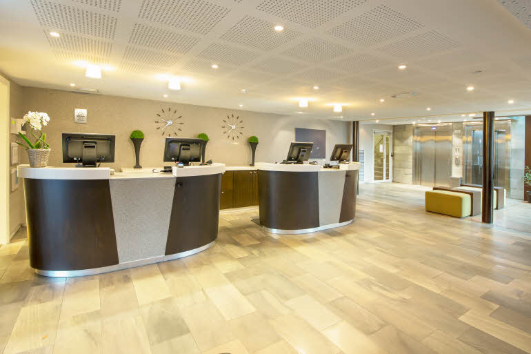 Resepsjonen hotell Scandic Bakklandet Trondheim