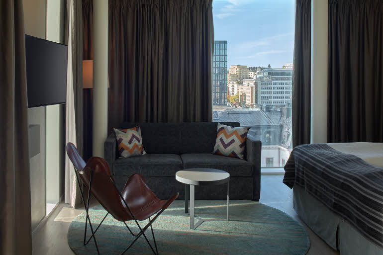 master suite at scandic continental in stockholm