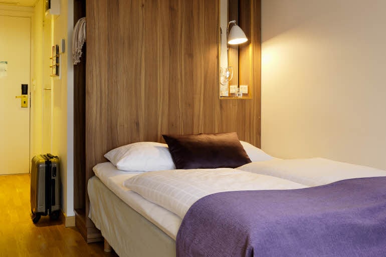 Queensize-seng i Economy-rom, Scandic Copenhagen