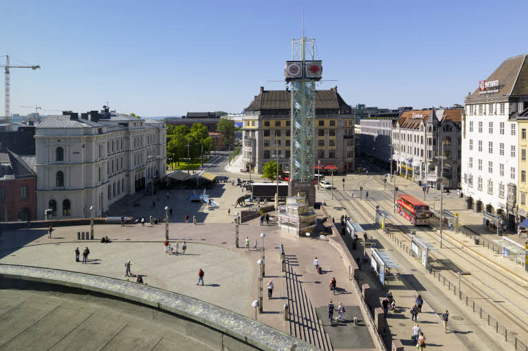 Utsikt fra hotellet, Scandic Byporten