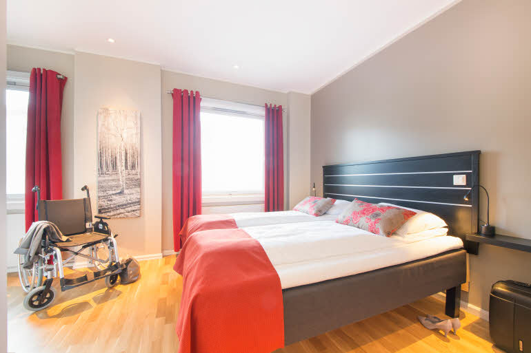 Dobbeltseng i Tilgjengelighetsrom, Scandic Hammerfest
