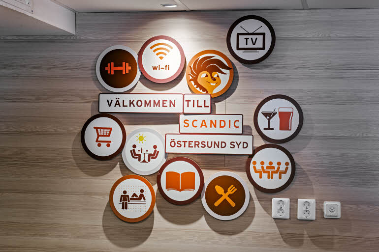 Resepsjon hotell Scandic Östersund Syd