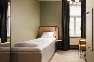 Standard singlerom på Scandic Holberg