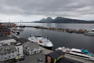 Utsikt over havnen, Scandic Syv Søstre Sandnessjøen