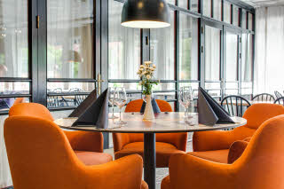 Restaurant detalj hotell Scandic Gävle Väst