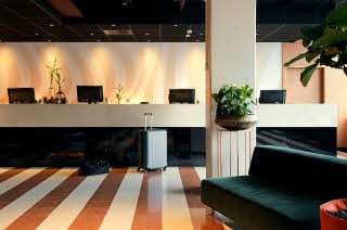 Resepsjon interiør Scandic Europa Gøteborg