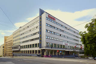Hotellfasade, Scandic Solli