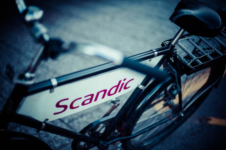 details of Scandic Linkoping Vast bicycle