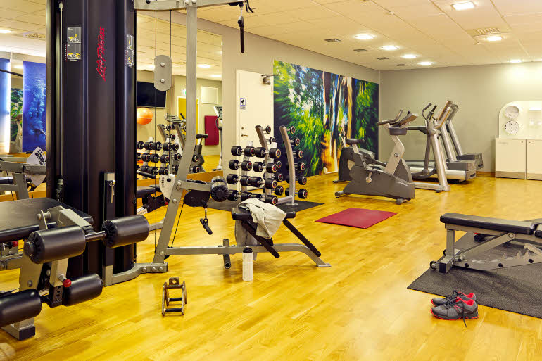 Treningsrom hotell Scandic Backadal