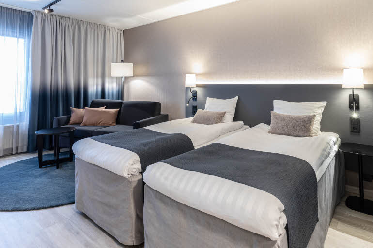room standard family at scandic jyvaskyla station in finland