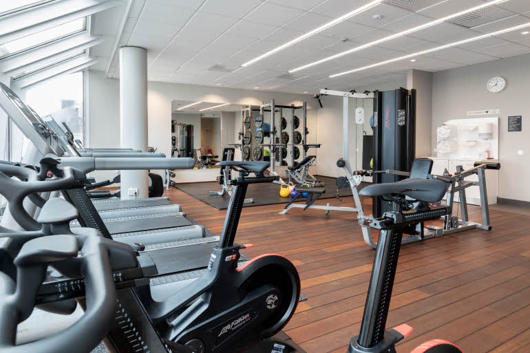 Treningsrom hotell Scandic Europa Gøteborg