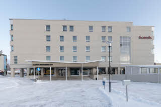facade of scandic rovaniemi city in finland