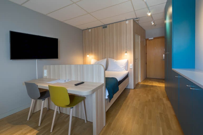 Standard Kitchenett hotell Scandic Kista Stockholm