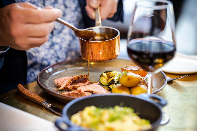 restaurant stoberiet food at scandic sydhavnen in copenhagen denmark