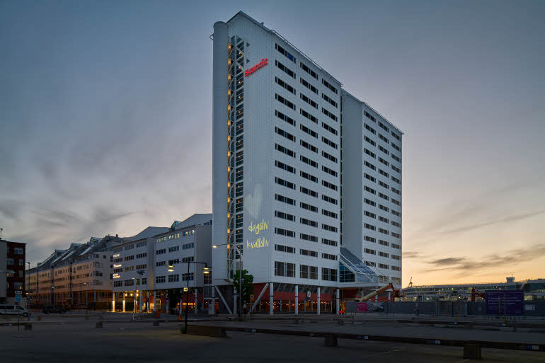 fasade scandic södra kajen stockholm