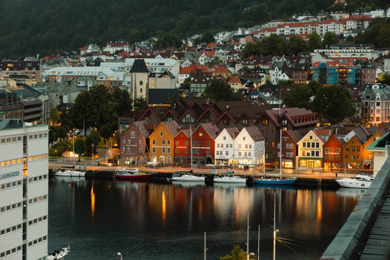 Utsikt fra juniorsuite på Scandic Neptun