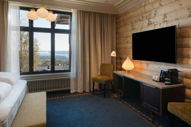 utsikt fra superior plus-rom på holmenkollen park Hotel